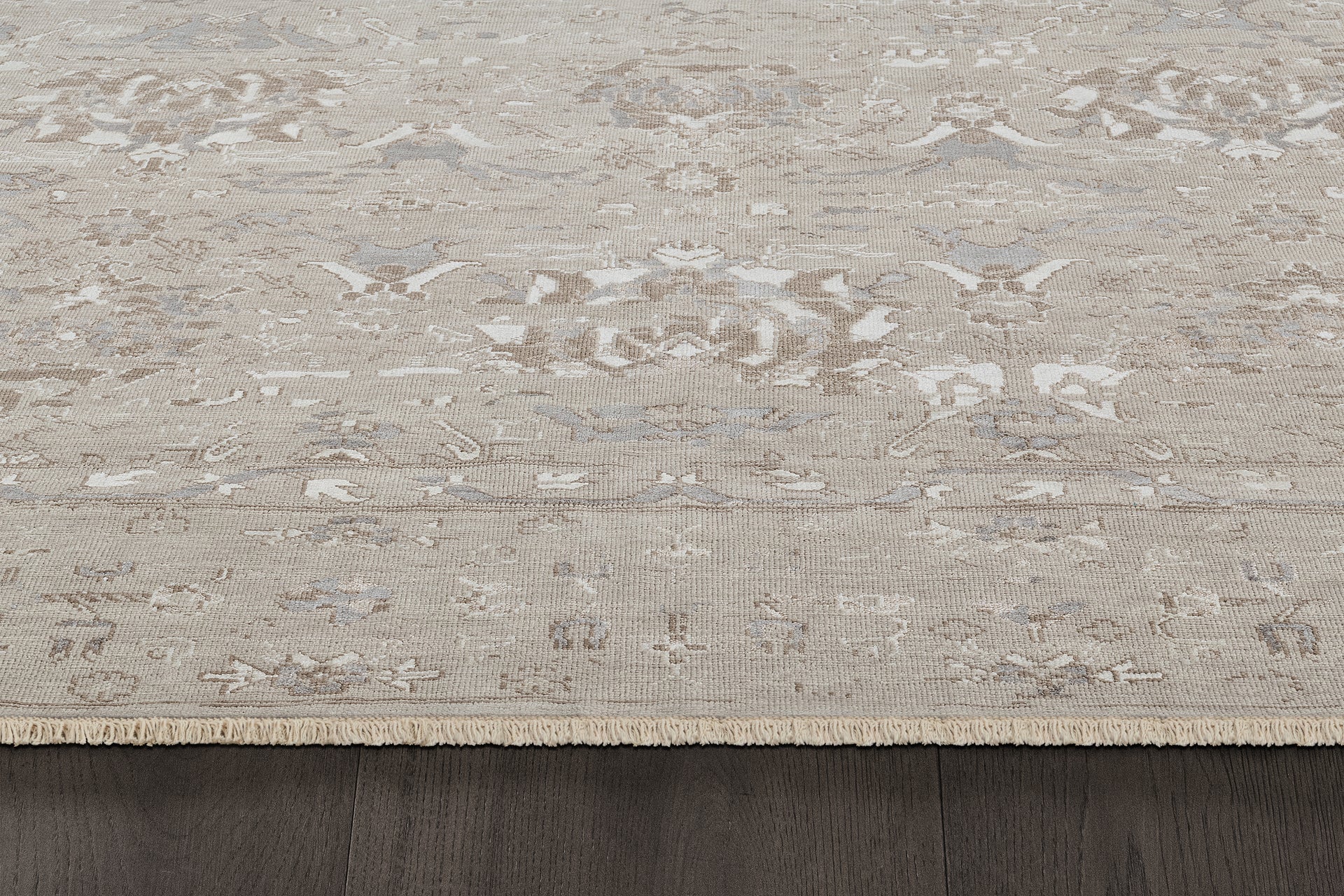 Meya Rug – Taupe / Charcoal