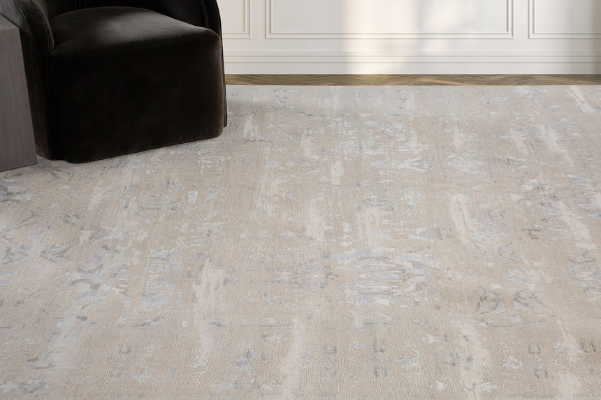 Meya Rug – Linen / Grey