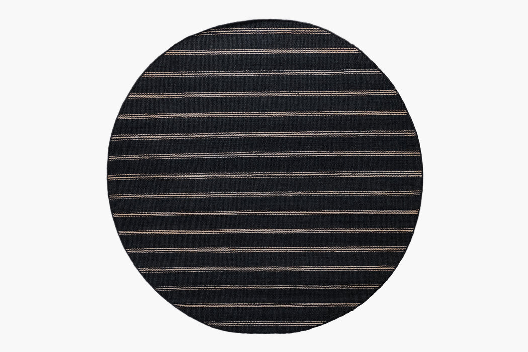 Lenia Rug – Black / Natural