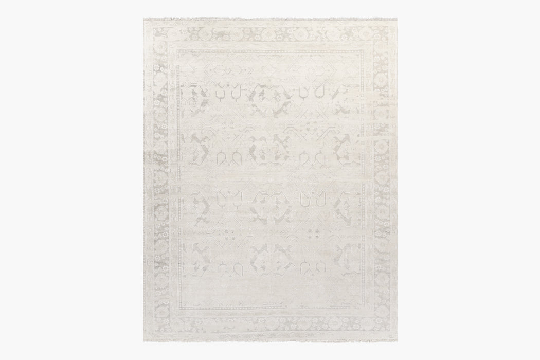 Coba Rug – Ivory / Silver