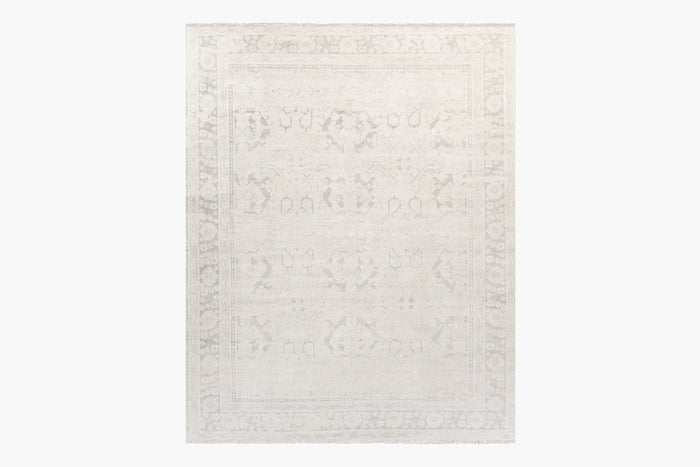 Coba Rug – Ivory / Silver