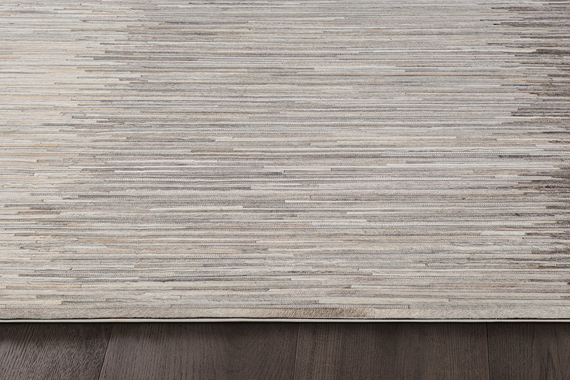 Ombre Hide Rug – Steel