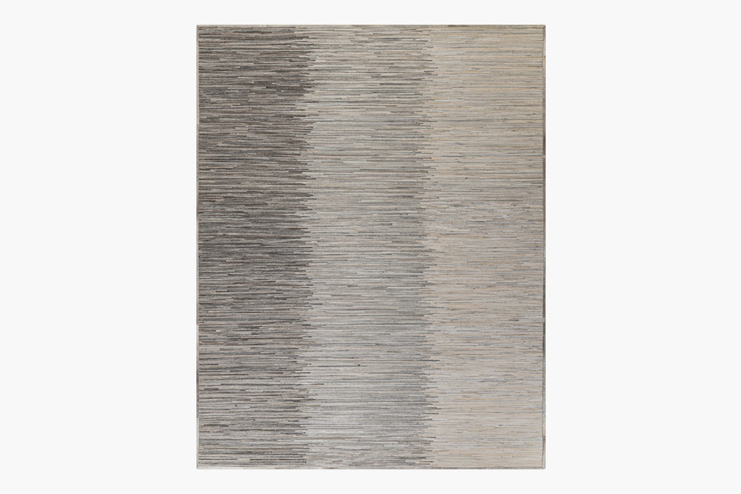 Ombre Hide Rug – Steel