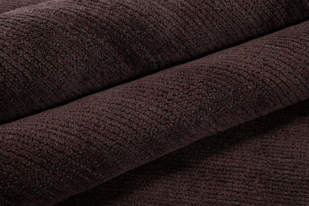 Distressed Wool Rug – Espresso