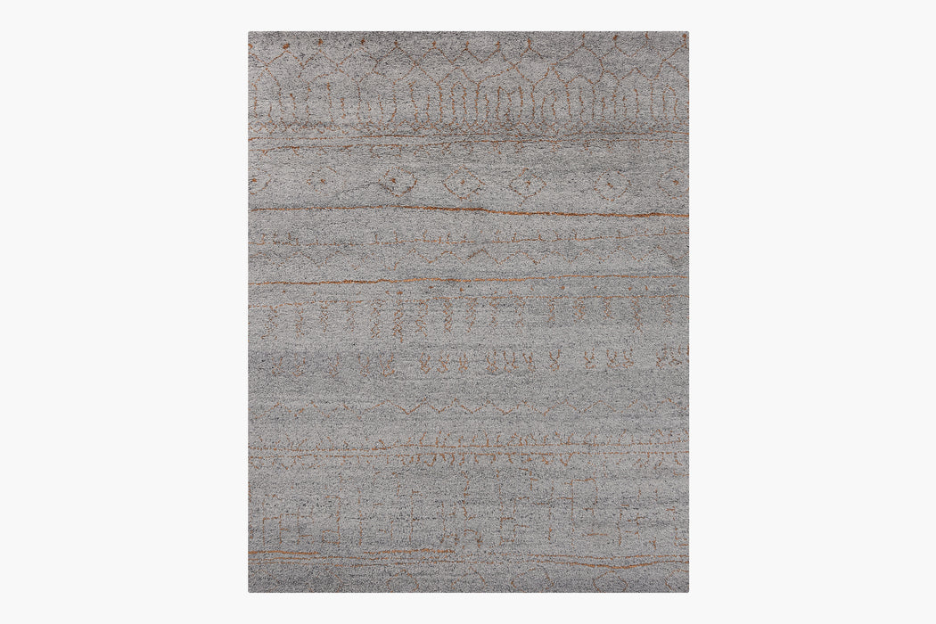 Cali Moroccan Rug – Grey / Gold