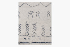 Cali Moroccan Rug – Sand / Indigo