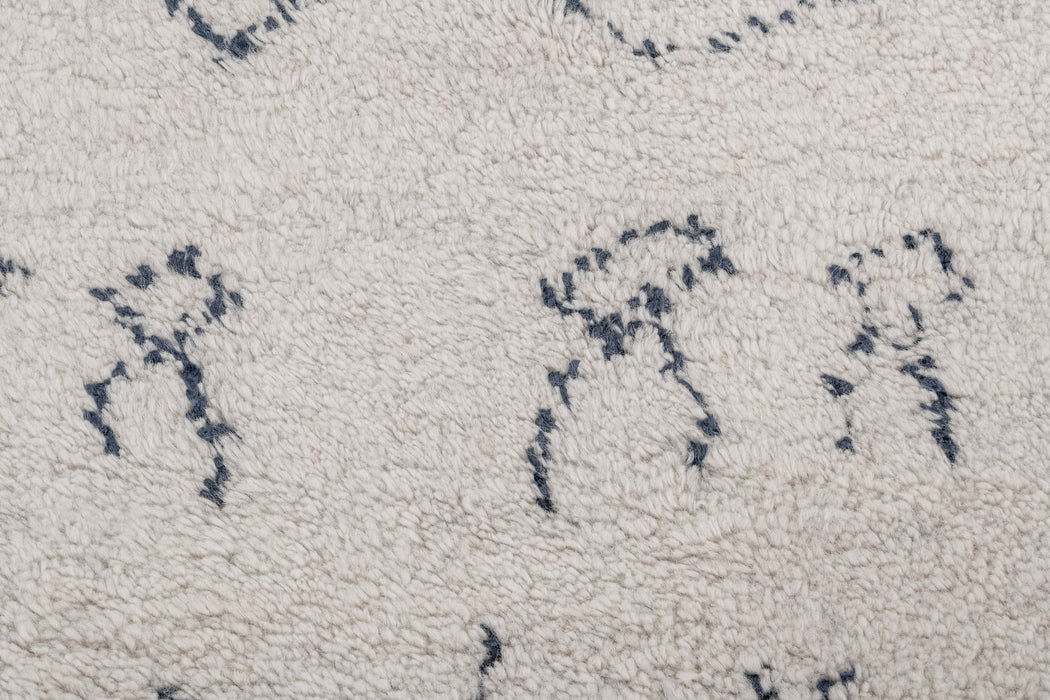 Cali Moroccan Rug – Sand / Indigo