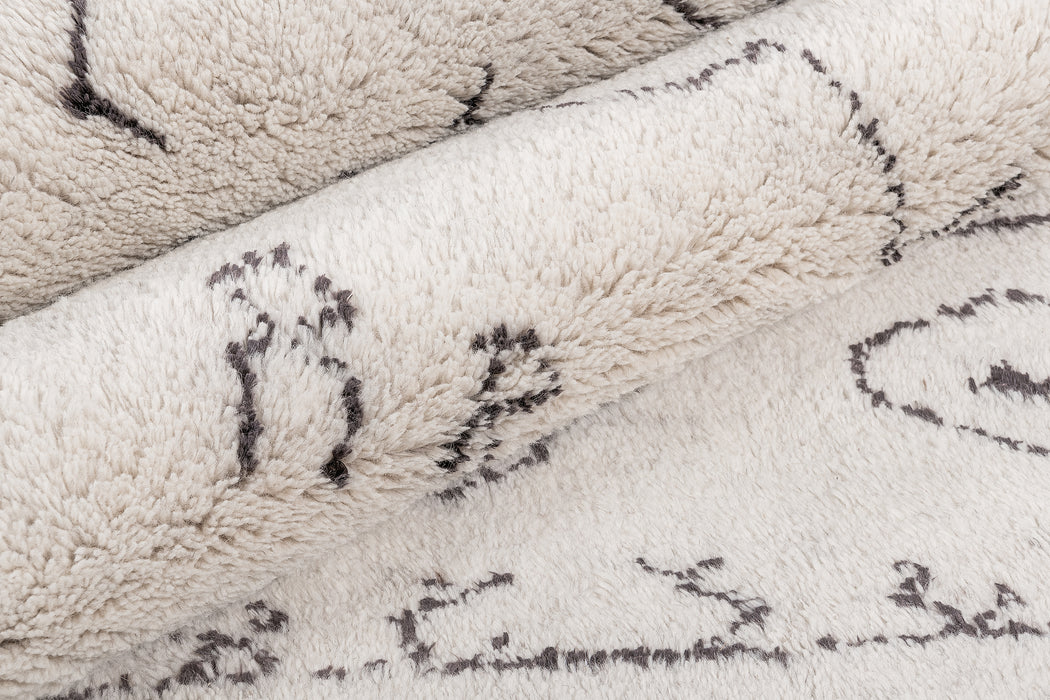 Cali Moroccan Rug – Sand / Espresso