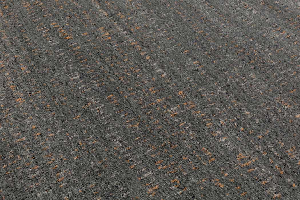 Azar Rug – Dark Grey / Gold