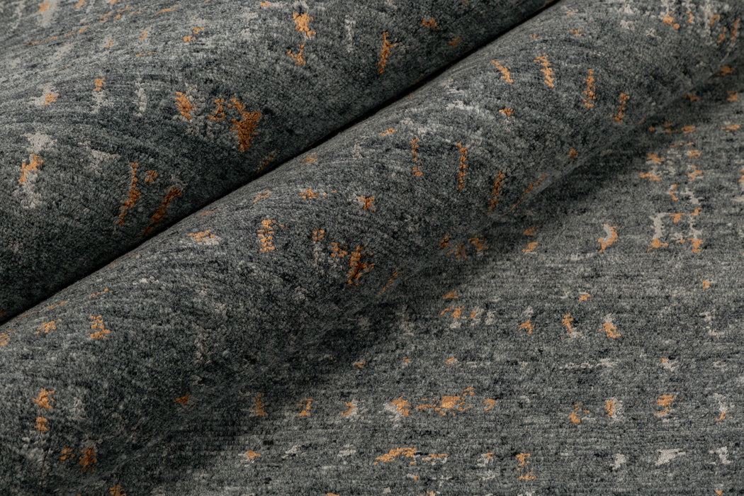 Azar Rug – Dark Grey / Gold