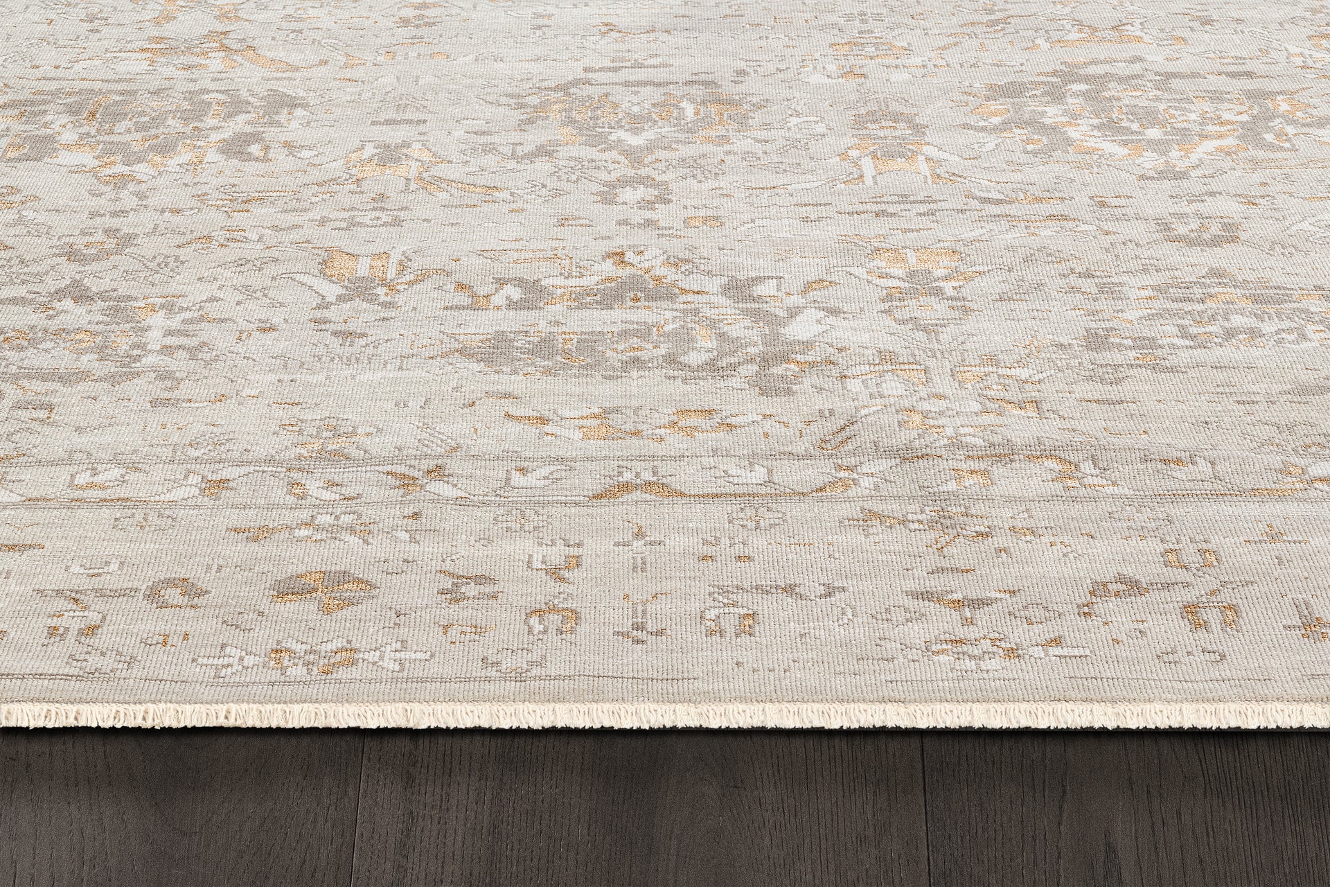 Meya Rug – Mist / Gold
