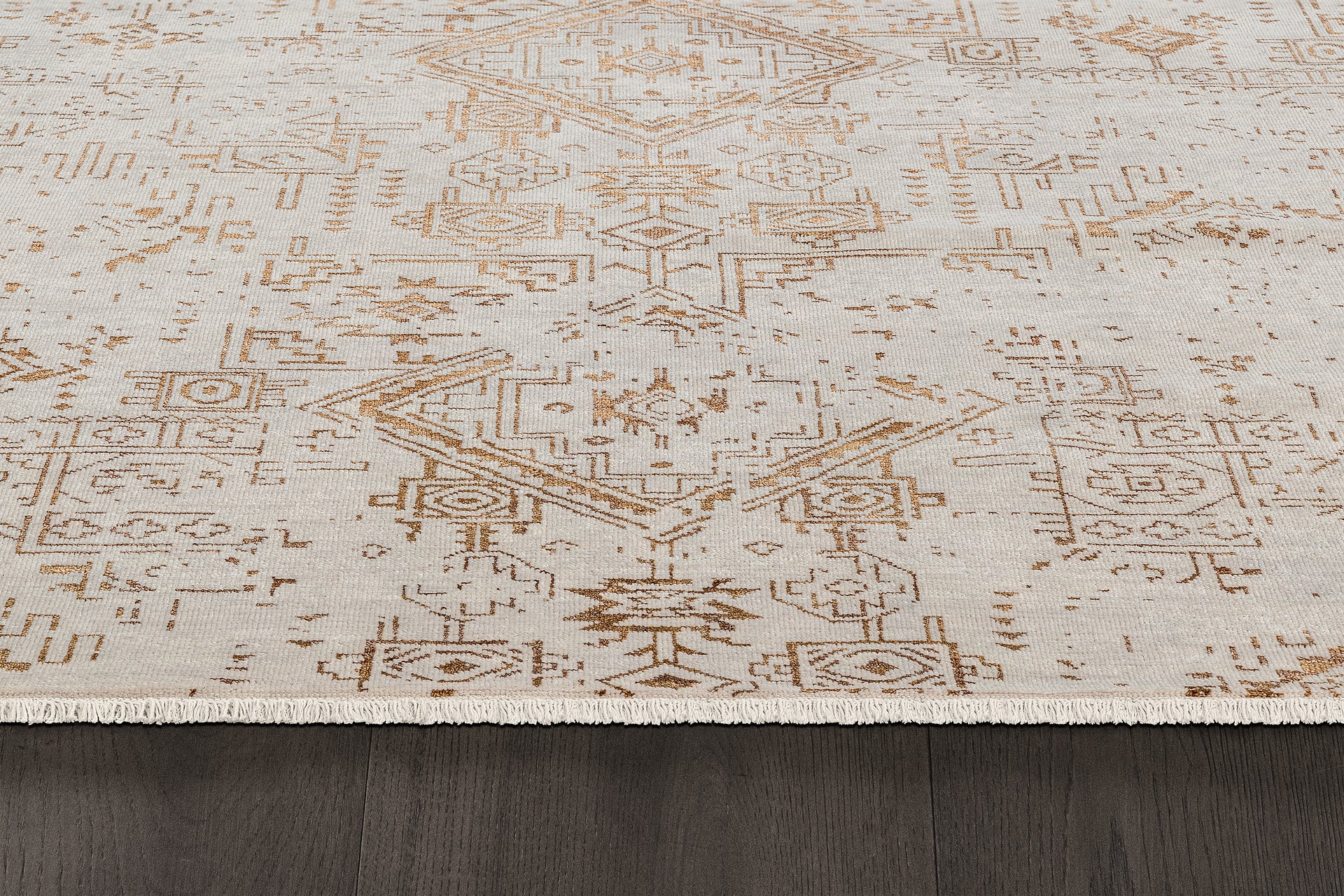 Venza Rug – Mist / Brass