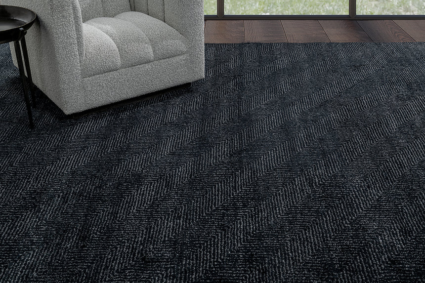 Vello Rug – Navy / Ash
