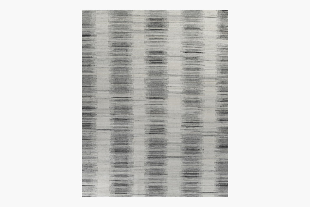 Kata Rug – Silver / Charcoal