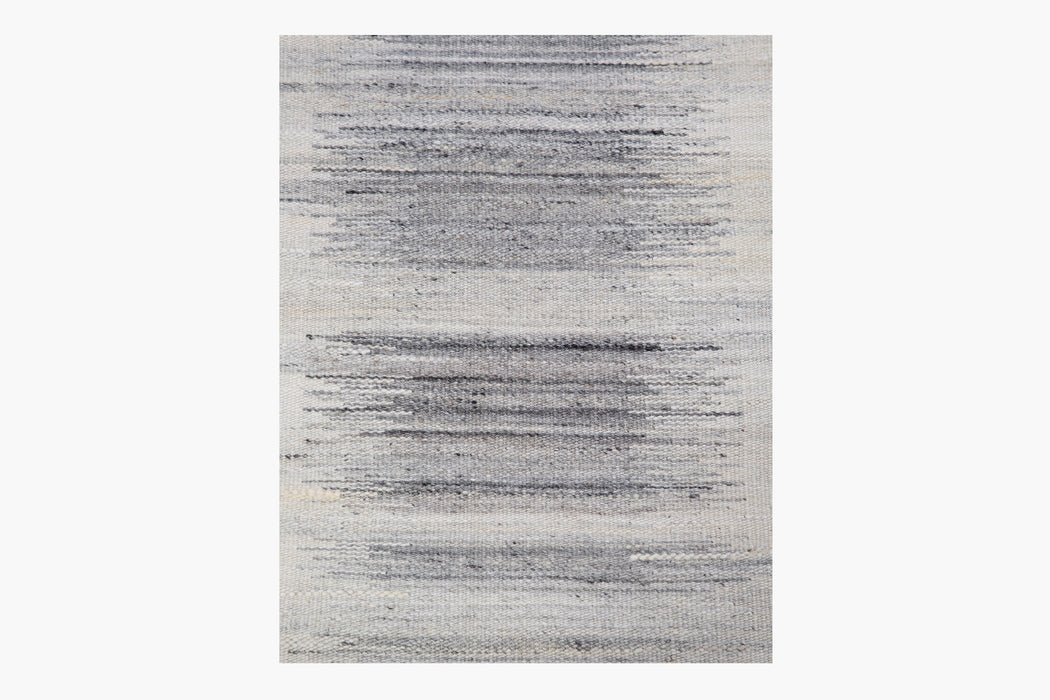 Kata Rug – Silver / Charcoal