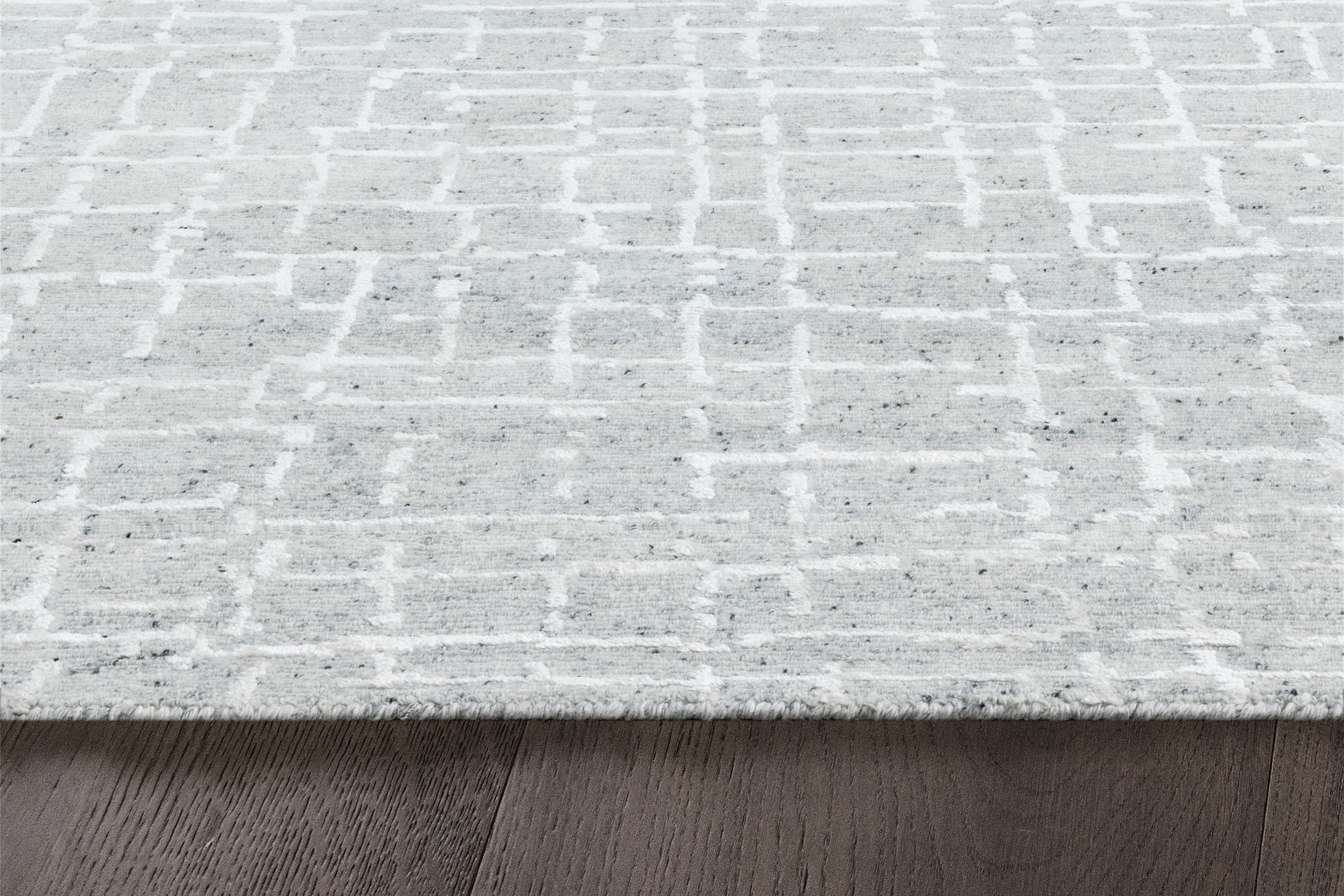 Quadro Rug – Silver / Chalk