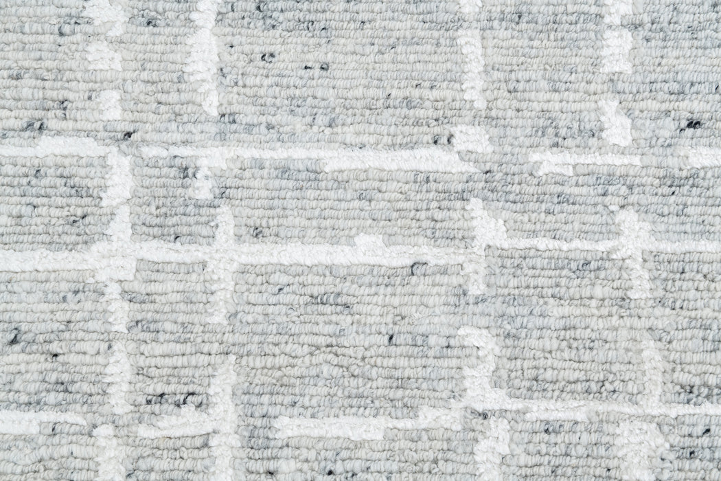 Quadro Rug – Silver / Chalk