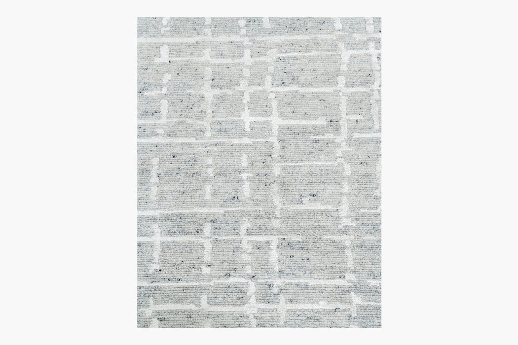 Quadro Rug – Silver / Chalk