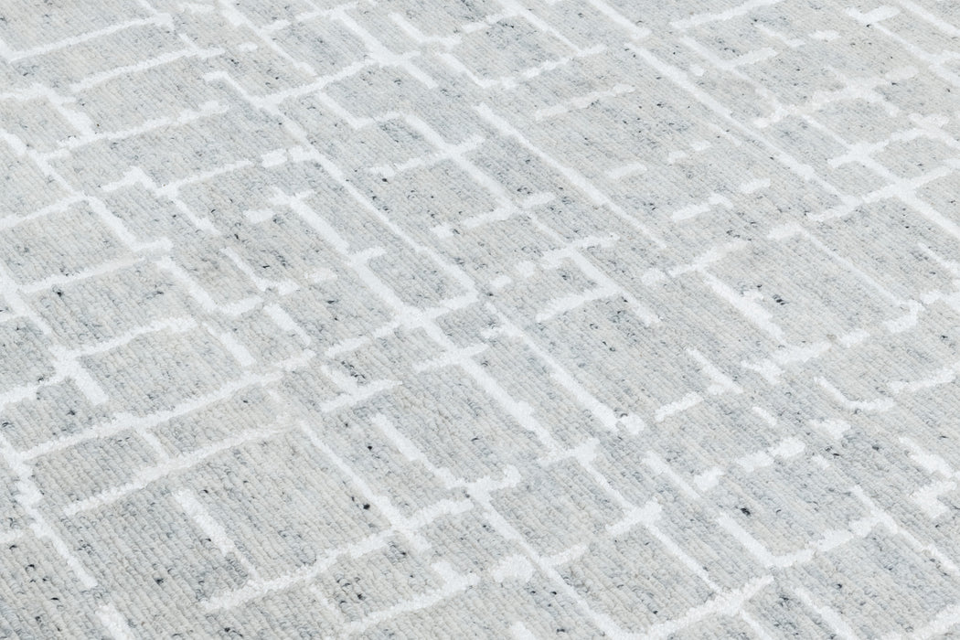Quadro Rug – Silver / Chalk