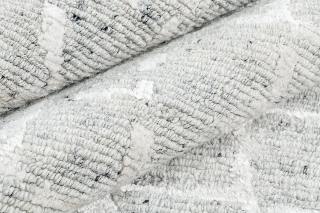 Quadro Rug – Silver / Chalk
