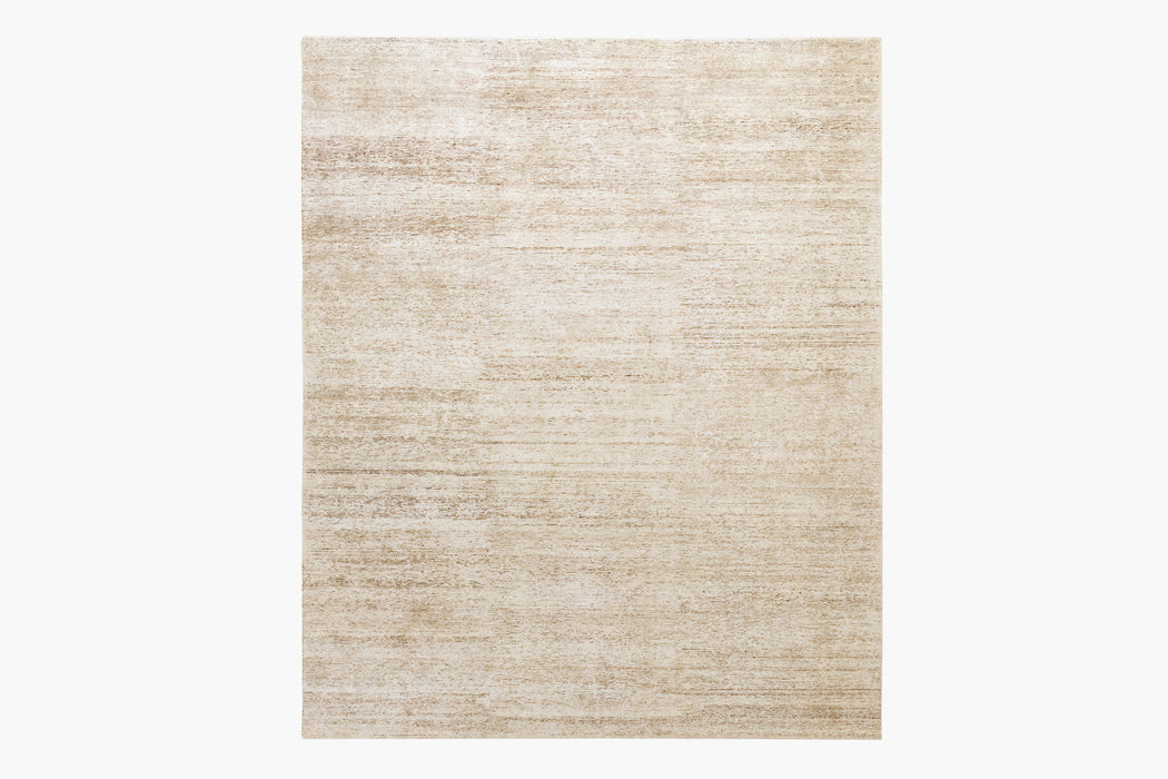Ribbed Flax and Nettle Rug – Bone