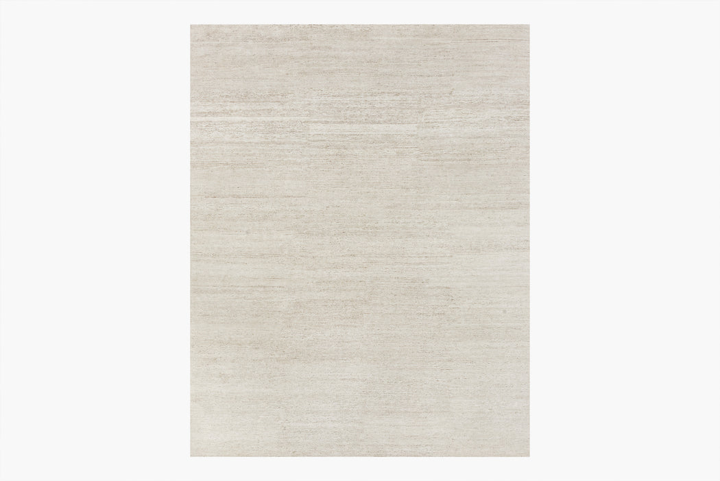 Ribbed Flax and Nettle Rug – Sand