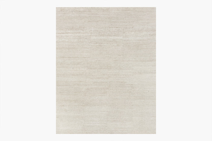 Ribbed Flax and Nettle Rug – Sand