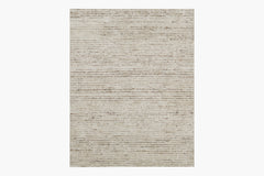 Ribbed Flax and Nettle Rug – Sand
