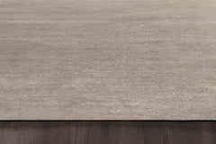 Ribbed Flax and Nettle Rug – Truffle