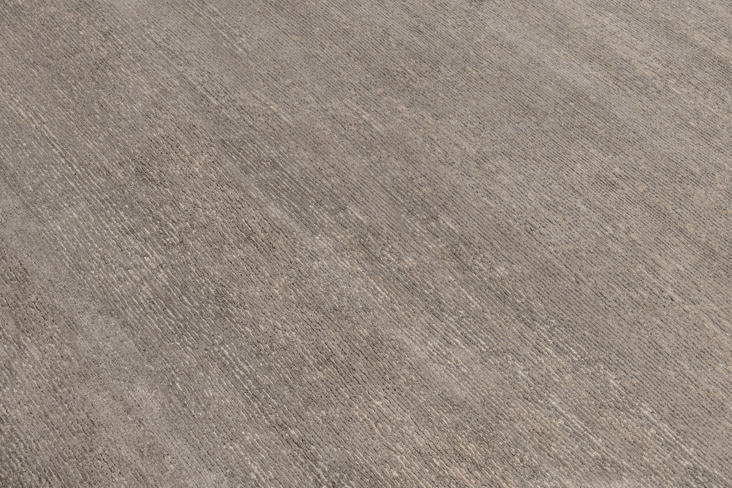 Ribbed Flax and Nettle Rug – Truffle