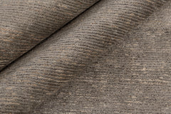 Ribbed Flax and Nettle Rug – Truffle