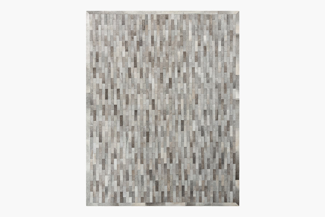 Manto Hide Rug – Steel