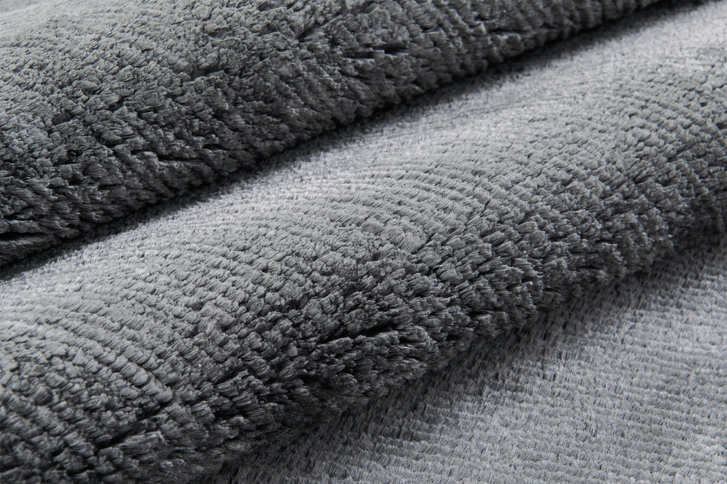 High Pile Silk Rug – Lead