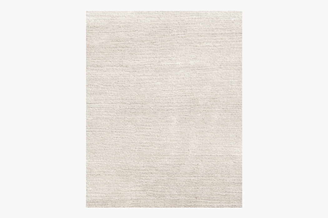 High Pile Mongolian Cashmere Rug – Solid Sand