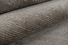 Ribbed Silk and Nettle Rug – Wolf