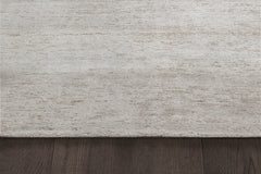 Ribbed Silk and Nettle Rug – Heather
