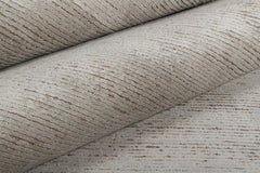 Ribbed Silk and Nettle Rug – Heather