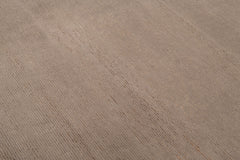 Ribbed Silk and Nettle Rug – Truffle