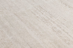 Ribbed Silk and Nettle Rug – Solid Sand