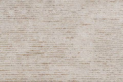 Ribbed Silk and Nettle Rug – Solid Sand