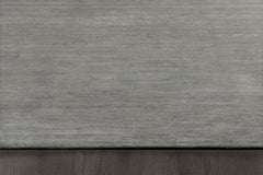 Ribbed Silk and Nettle Rug – Lead