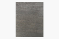 Ribbed Silk and Nettle Rug – Lead