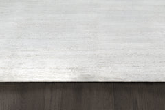 Ribbed Flax and Nettle Rug – Heather