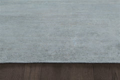 Ribbed Flax and Nettle Rug – Lead