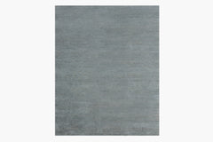 Ribbed Flax and Nettle Rug – Lead
