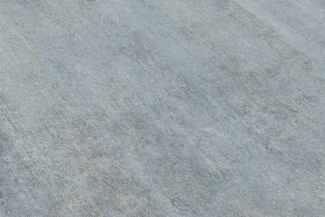 Ribbed Flax and Nettle Rug – Lead