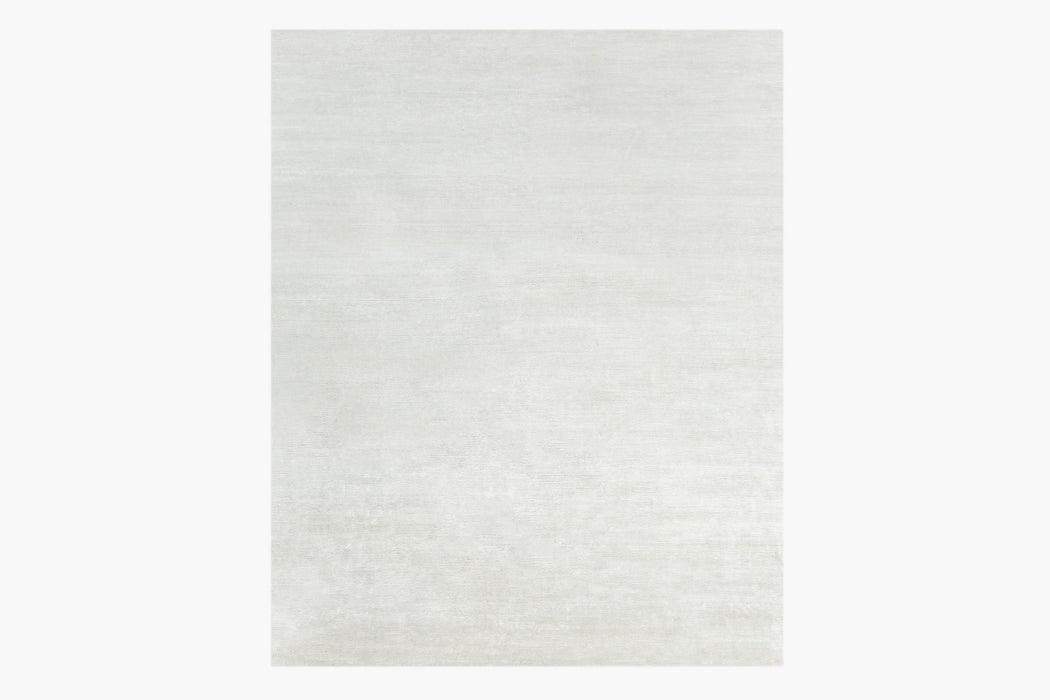 Ribbed Silk Rug – Solid Sand