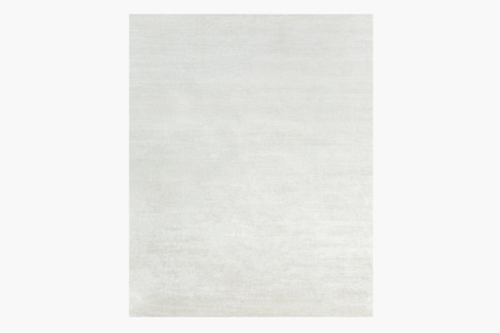 Ribbed Silk Rug – Solid Sand