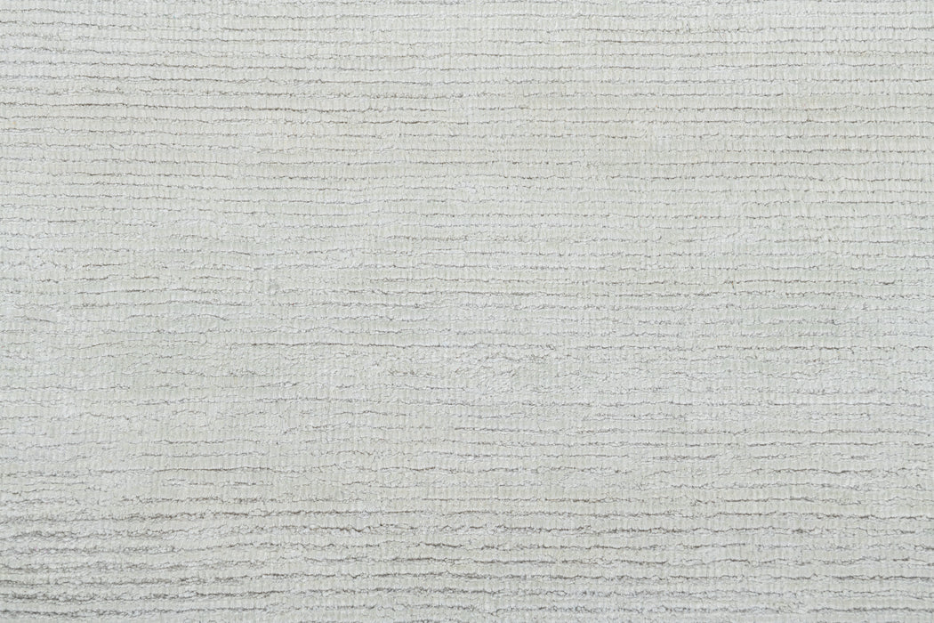 Ribbed Silk Rug – Solid Sand