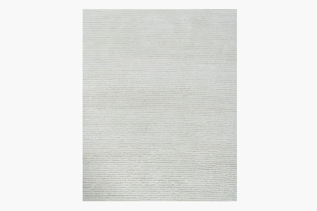 Ribbed Silk Rug – Solid Sand